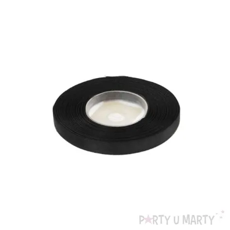 tasiemka satynowa czarny 9 mm 25 m 1 szt