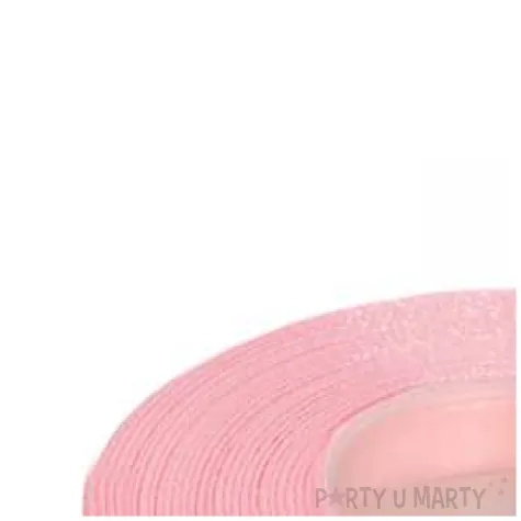 tasiemka satynowa j rozowy 9 mm 25 m 1 szt