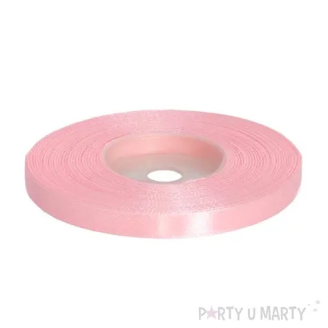 tasiemka satynowa j rozowy 9 mm 25 m 1 szt