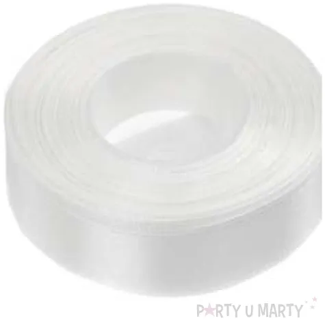 tasiemka satynowa kremowy 9 mm 25 m 1 szt