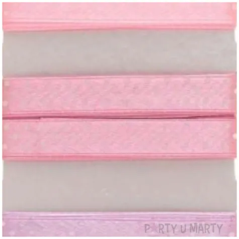 tasiemka satynowa kropki rozowo fioletowa aliga 12 mm 3 m