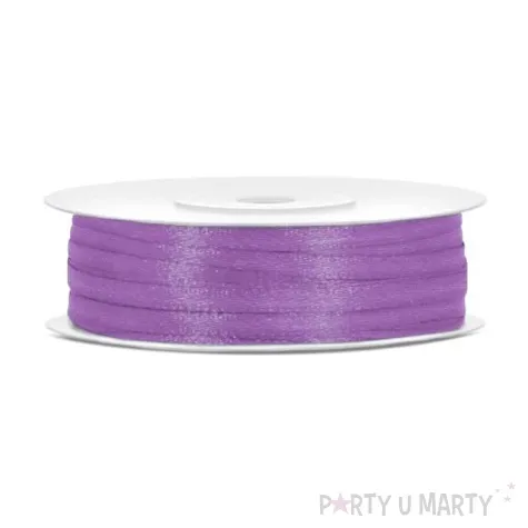 tasiemka satynowa lawendowa 3 mm 50 m