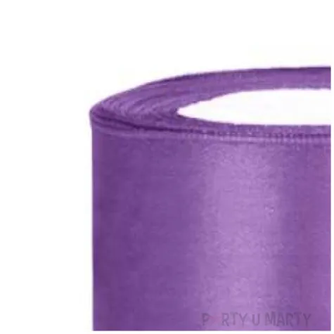 tasiemka satynowa lawendowa 50 mm 25 m
