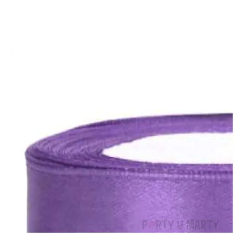 tasiemka satynowa liliowa 12 mm 25 m