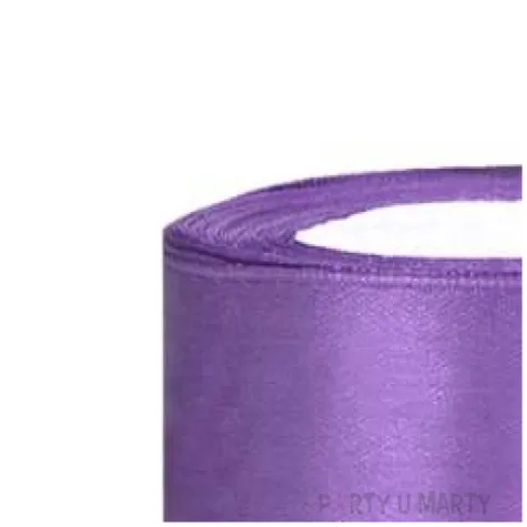 tasiemka satynowa liliowa 38 mm 25 m