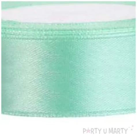 tasiemka satynowa mietowa 12 mm 25 m