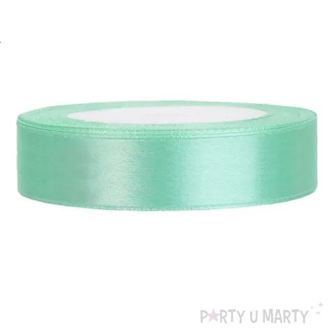 tasiemka satynowa mietowa 12 mm 25 m