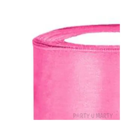 tasiemka satynowa rozowa 50 mm 25 m