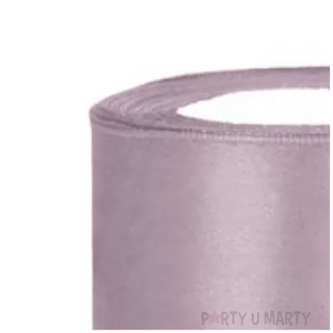 tasiemka satynowa rozowa pudrowa ciema 50 mm 25 m