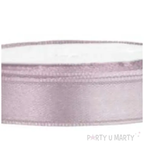 tasiemka satynowa rozowa pudrowa ciema 6mm 25 m