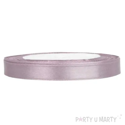 tasiemka satynowa rozowa pudrowa ciema 6mm 25 m