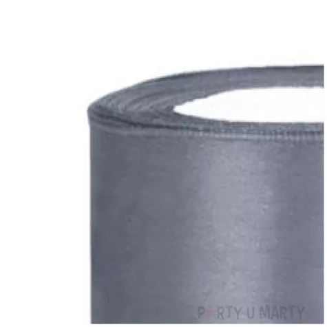 tasiemka satynowa szara 50 mm 25 m