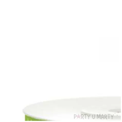 tasiemka satynowa w kropki zielone jabluszko 6 mm 25 m