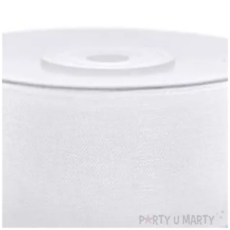 tasiemka szyfonowa biala 25 mm 25 m