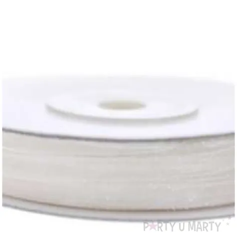 tasiemka szyfonowa biala 3 mm 50 m