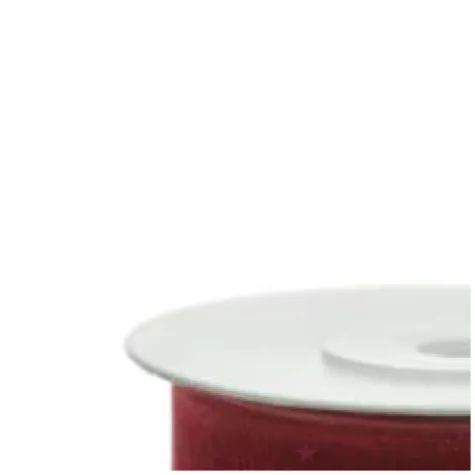 tasiemka szyfonowa bordowa 19 mm 25 m