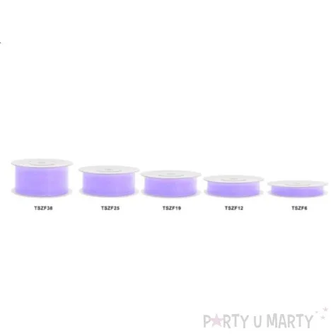 tasiemka szyfonowa lawenda 38 mm 25 m