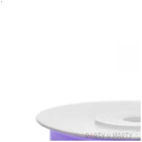 tasiemka szyfonowa liliowa 6 mm 25 m