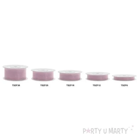 tasiemka szyfonowa malwa 38 mm 25 m