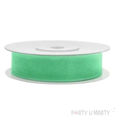 tasiemka szyfonowa mietowa 12 mm 25 m