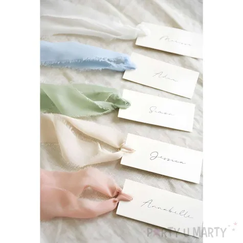 tasiemka szyfonowa premium blekitny partydeco 40 mm 5 m 3 szt