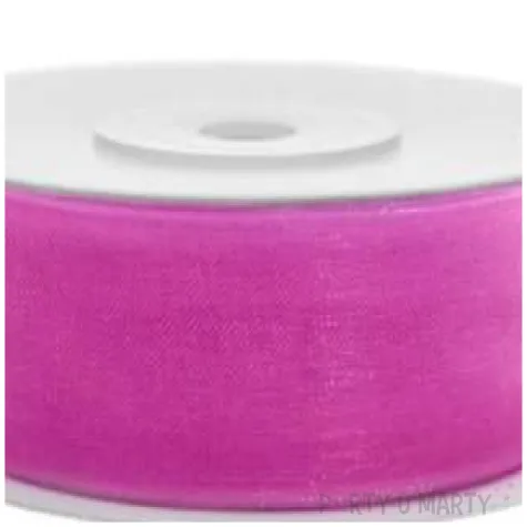 tasiemka szyfonowa rozowa 19 mm 25 m