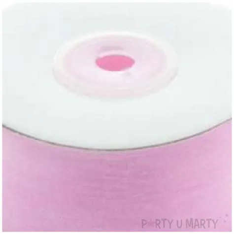 tasiemka szyfonowa rozowa 25 mm 25 m 1 szt