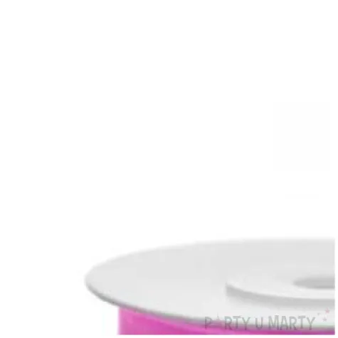 tasiemka szyfonowa rozowa 6 mm 25 m