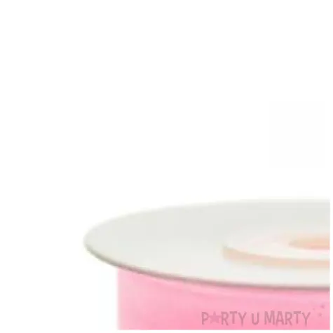 tasiemka szyfonowa rozowa jasna 19 mm 25 m