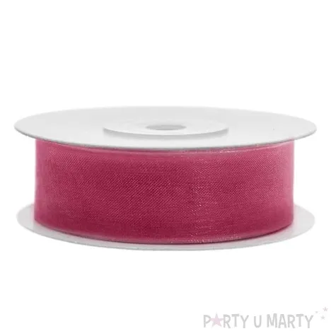 tasiemka szyfonowa rumiana ciemna 19 mm 25 m
