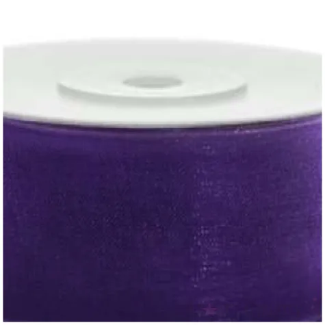 tasiemka szyfonowa sliwka 25 mm 25 m