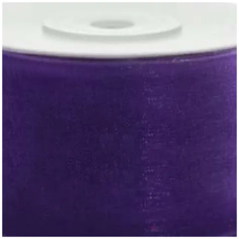 tasiemka szyfonowa sliwka 38 mm 25 m