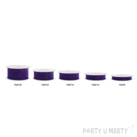 tasiemka szyfonowa sliwka 38 mm 25 m