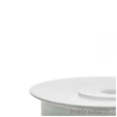 tasiemka szyfonowa szara 12 mm 25 m