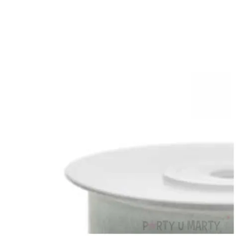 tasiemka szyfonowa szara 19 mm 25 m