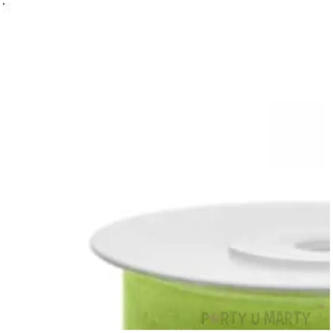 tasiemka szyfonowa zielone jabluszko 19 mm 25 m