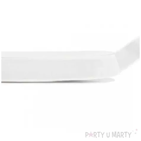 tasiemka welurowa classic bialy partydeco 15 mm 10 m