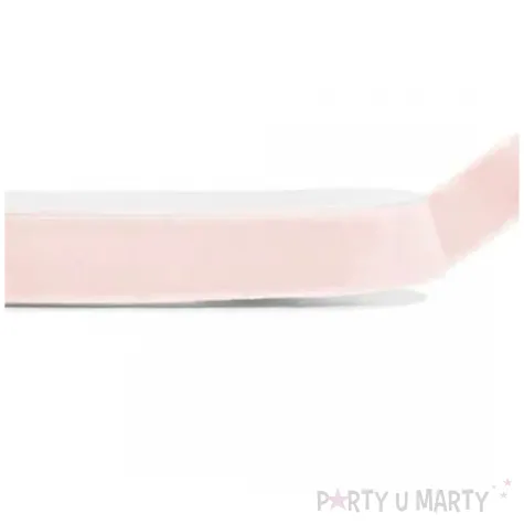 tasiemka welurowa classic rozowy jasny partydeco 15 mm 10 m