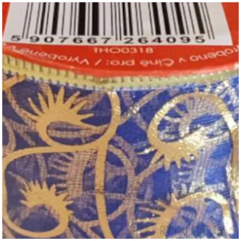 tasma dekoracyjna organza premium z drucikiem niebieska 5 270 cm arpex