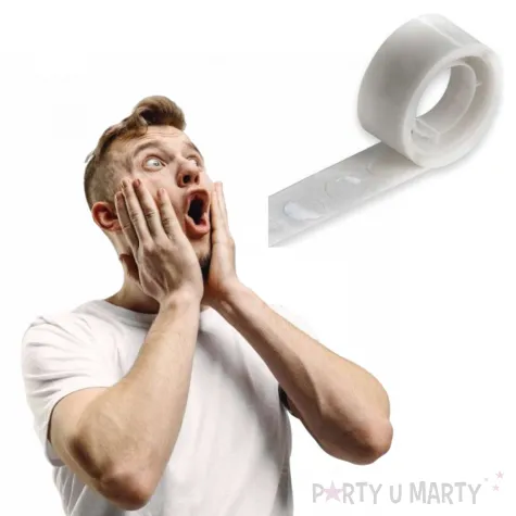 tasma do balonow kleksy partypal 11 mm 100 szt