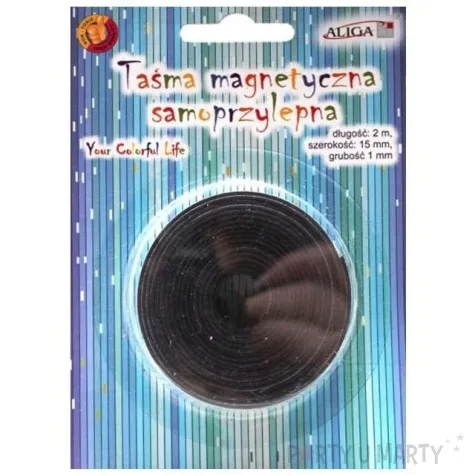 tasma magnetyczna samoprzylepna 15 mm aliga 2 m