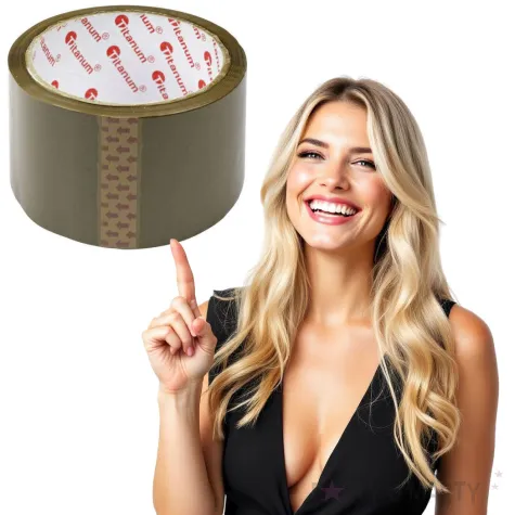 tasma pakowa classic brazowa titanum 48 mm x 50 m