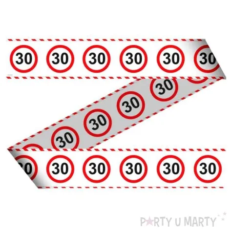 tasma party 30 traffic birthday 7 5 cm x 15 m