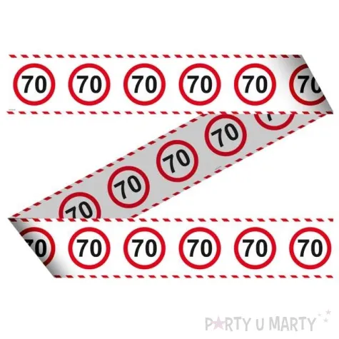 tasma party 70 traffic birthday 7 5 cm x 15 m