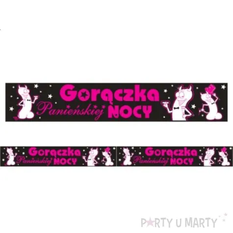 tasma party goraczka panienskiej nocy 7 5 cm x 6 mb