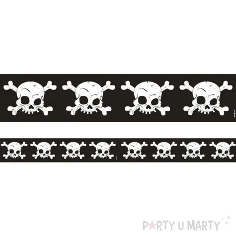 tasma party halloween czachy 10 cm x 250 mb 1 rolka