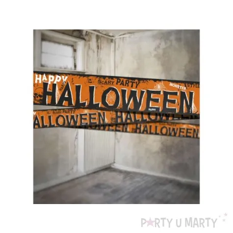 tasma party happy halloween 10 cm x 6 mb 1 rolka