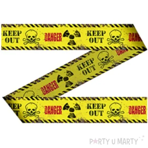 tasma party niebezpieczenstwo nie wchodzic zolta folat 150 cm