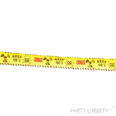 tasma party niebezpieczenstwo nie wchodzic zolta folat 150 cm