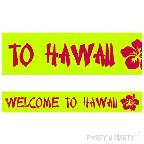 tasma party welcome to hawai 7 5 cm x 6 m